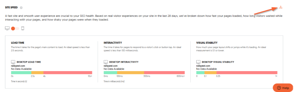Site Audit - Site Speed Report