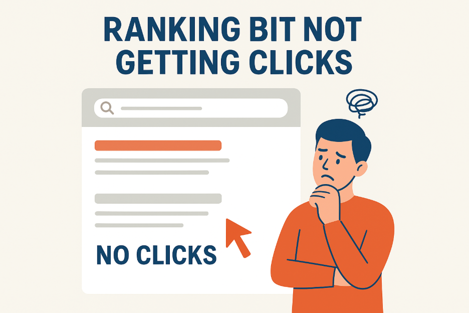 Ranking but Not Getting Clicks: Why It Happens and How to Fix It